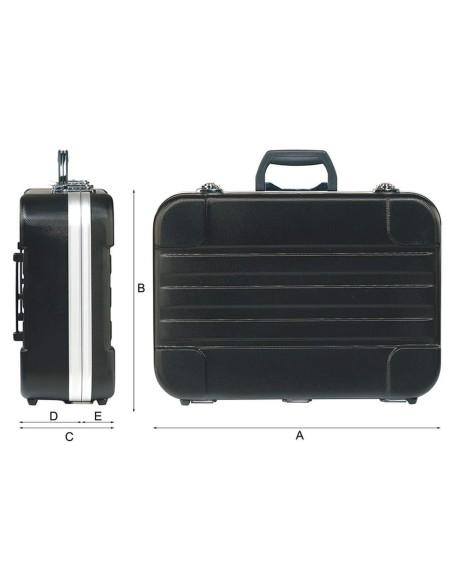 2 - Valise mallette outils en abs de travail fervi 0682