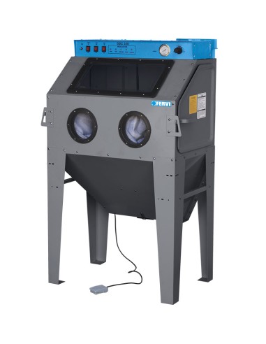 1 - Cabine de sablage sableuse avec aspirateur fervi 0878