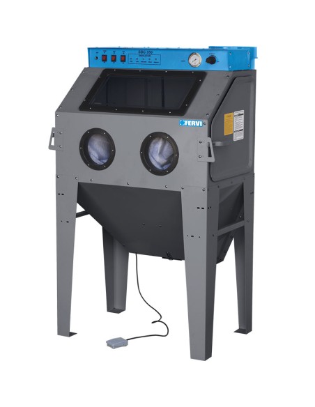 1 - Cabine de sablage sableuse avec aspirateur fervi 0878