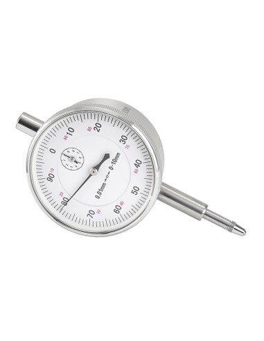 1 - Comparateur centesimale prècision 0,01 mm à aiguille 0-10 mm din878 fervi c002