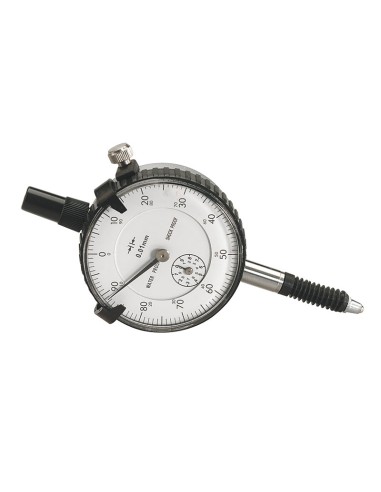 1 - Comparateur antichoc centésimal à cadran outil de prècision 0 - 10 mm fervi c017