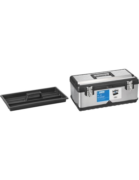 1 - Valise mallette boite outils de travail en acier - polypropylene fervi c648