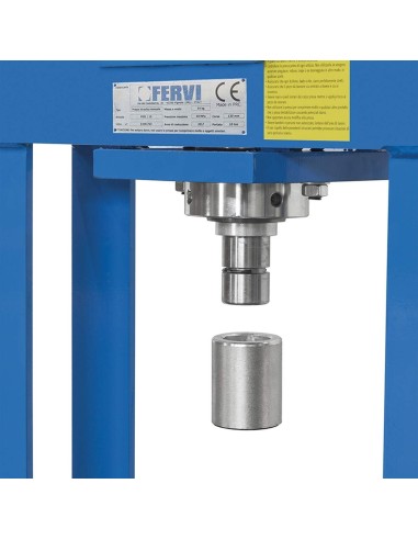 3 - Presse hydraulique de banc avec piston mobile 10 tonnes fervi p001/10