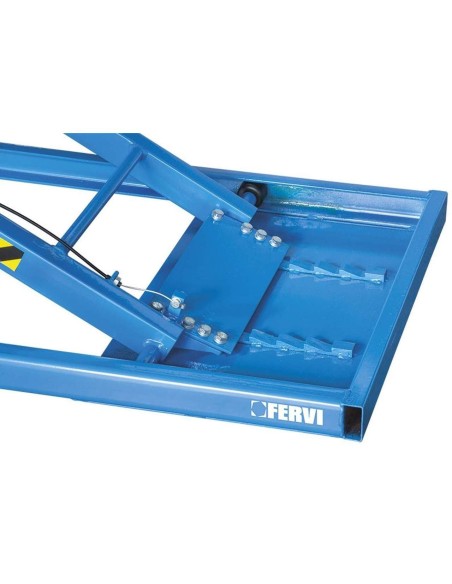 5 - Pont table plateforme &eacute;l&eacute;vateur &eacute;l&eacute;vatrice levage moto 600 kg fervi s013