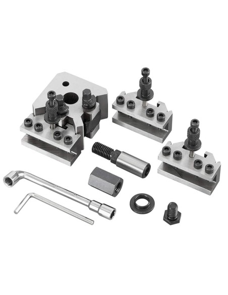1 - Tourelle porte-outils changement rapide pour tour fervi t00a1