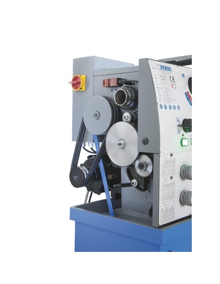 4 - 400V TOUR À MÉTAUX D'ÉTABLI PROFESSIONEL AVEC BANC FERVI T998/400V