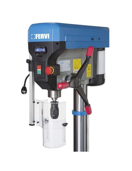 7 - Perceuse à colonne 1500w vitesse variable fervi 0252/230v