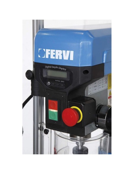 9 - Perceuse à colonne 550w vitesse variable fervi 0260