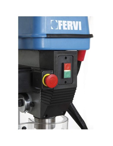 7 - Perceuse à colonne 1500w vitesse variable fervi 0754/230v