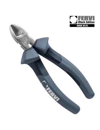 3 - Pinces coupantes diagonales en acier 140 mm fervi be31/14