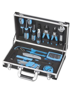 1 - Valise mallette malette avec outils 54 pcs de travail fervi 0434