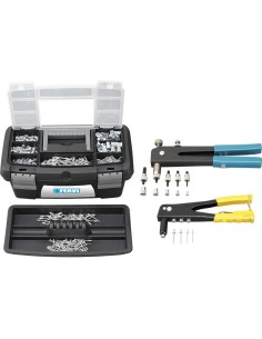 1 - Pince à riveter riveteuse set rivetage valise fervi s018