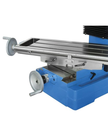 5 - Fraiseuse perceuse vertical métal à engrenages 400v fervi t044/400v