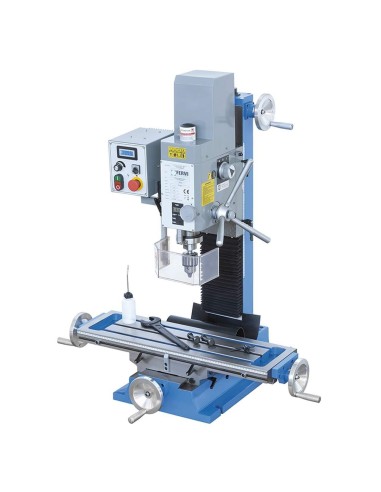 1 - Foret a engrenages d'etabli Bench gear drill mill Fervi t059/28v