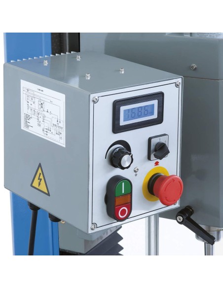 2 - Foret a engrenages d'etabli Bench gear drill mill Fervi t059/28v