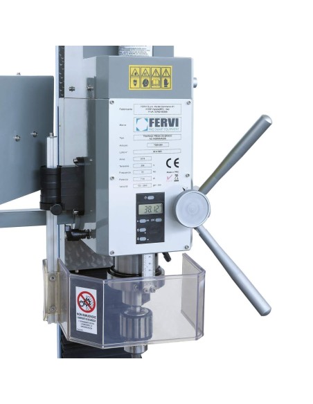 4 - Foret a engrenages d'etabli Bench gear drill mill Fervi t059/28v