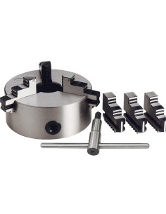 1 - Mandrin mors concentriques pour tour metaux tournage žÿ125 fervi m049/125