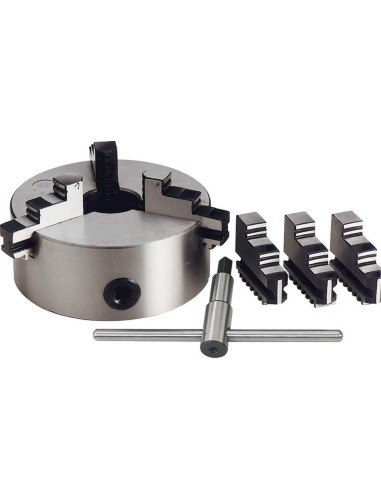 1 - Mandrin mors concentriques pour tour metaux tournage žÿ125 fervi m049/125