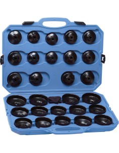 1 - Jeu de 28 cles pour filtre a huile 3/8 fervi 0018/30