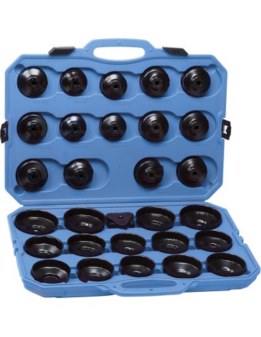 1 - Jeu de 28 cles pour filtre a huile 3/8 fervi 0018/30