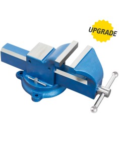 1 - Etau d'etabli pivotant en acier de 125 mm Fervi 0036/125g