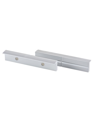 1 - Paire de mors magnetiques en aluminium pour etaux de 100 mm Fervi 0042/100