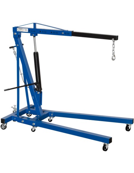 1 - Grue a bossoir hydraulique repliable 1000 kg Fervi 0063