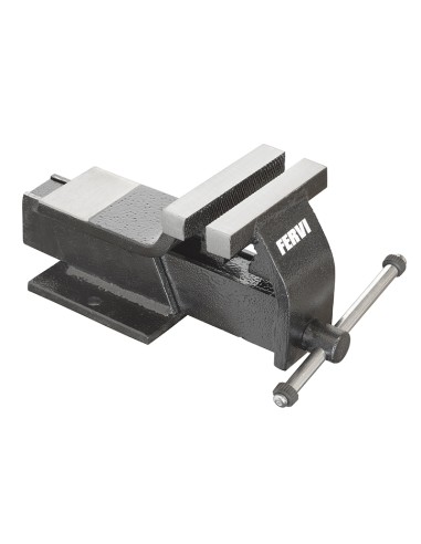 1 - Etau d'etabli en acier de 100 mm Fervi 0145/100