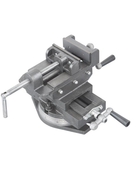 1 - Etau cruciforme pivotant pour perceuse 150 mm fervi 0188/150g
