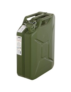 1 - Bidon metallique vert de 20 litres homologue essence et carburant Fervi 0189/20c