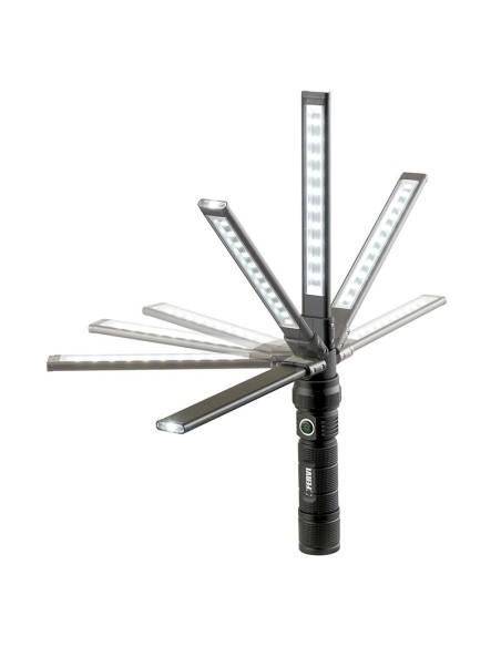 1 - Lampe magnetique inclinable a 10plus1 led fervi 0209