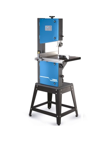 2 - Scie a ruban pour bois avec table reglable en acier 750w 230v fervi 0302/305
