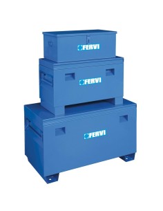 1 - Ensemble de 3 coffres a outils en acier Fervi 0363