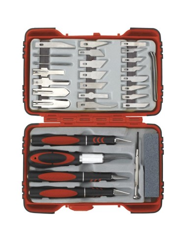 1 - Serie de couteaux de precision en balsa Fervi 0367