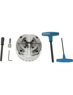 1 - Mandrin 4 mors autocentrant 95 mm 1 - 8 tpi pour tour a bois Fervi 0425/100