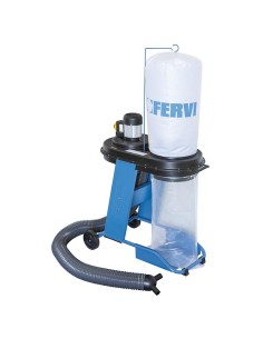 3 - Aspirateur a copeaux 550w 230v Fervi 0507
