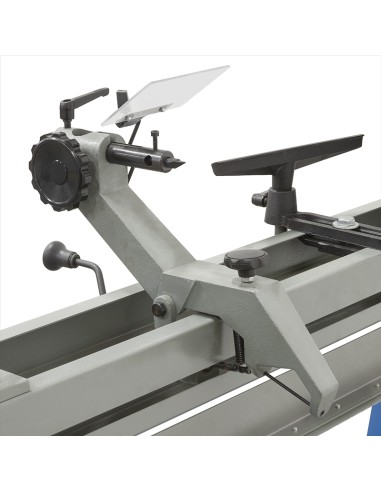 1 - Tour a bois avec copie 750w 1000mm fervi 0648 230v