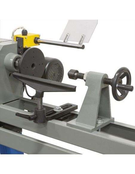 5 - Tour a bois avec copie 750w 1000mm fervi 0648 230v