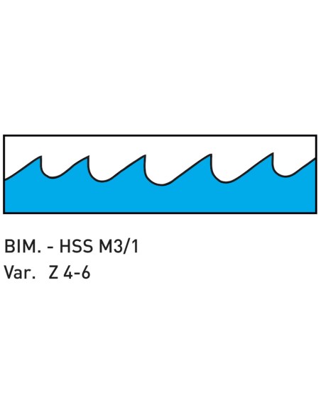 4 - Scie a trous bimetalliques HSS pour metal 40 mm Fervi 0712/040