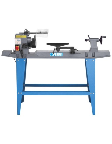 1 - Tour a bois avec banc wood lathe with bench fervi 0751