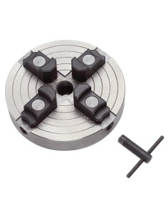 1 - Mandrin a 4 griffes 150 mm 1/8-8 tpi pour tour bois Fervi 0751/P