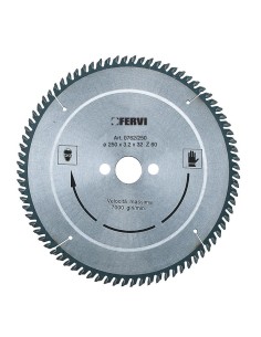 1 - Lame scie circulaire hm carbure pour aluminium et plastique disque 250x32 mm 60d