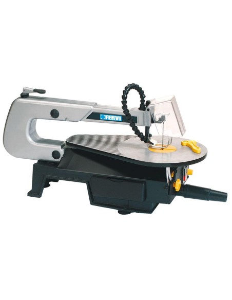 1 - Scie a chantourner oscillante pour bois avec table inclinable fervi 0765