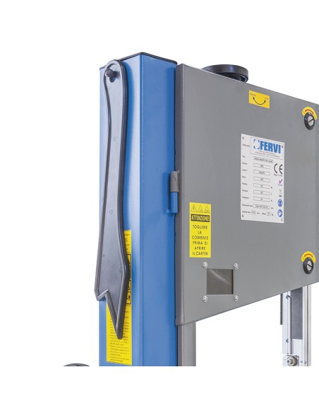 5 - Scie a ruban a bois 750w 750w wood band saw fervi 0855