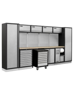 1 - Mobilier modulable mobilier d'atelier bancs armoires tiroirs Fervi a007p