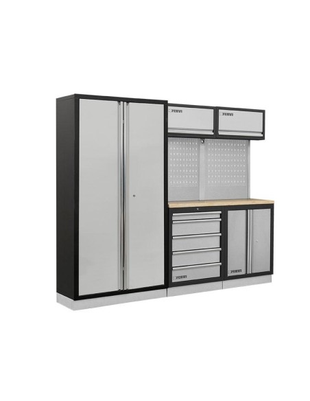 1 - Mobilier modulable mobilier d'atelier bancs armoires tiroirs Fervi a007t