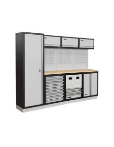 1 - Mobilier modulable mobilier d'atelier bancs armoires tiroirs Fervi a007u