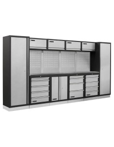 1 - Mobilier modulable mobilier d'atelier bancs armoires tiroirs Fervi a008a