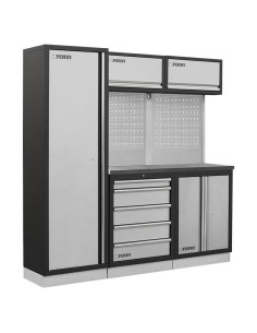 1 - Mobilier modulable mobilier d'atelier bancs armoires tiroirs Fervi a008c