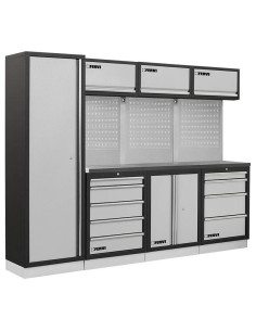 1 - Mobilier modulable mobilier d'atelier bancs armoires tiroirs Fervi a008d